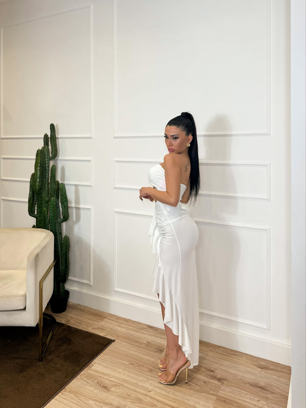 ABITO ROUCHES WHITE