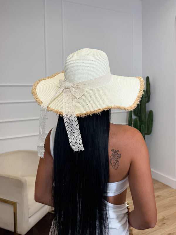 CAPPELLO PAGLIA PANNA