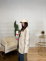 JACKET ECOPELLE CREMA