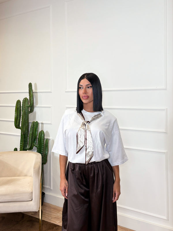 T SHIRT FOULARD