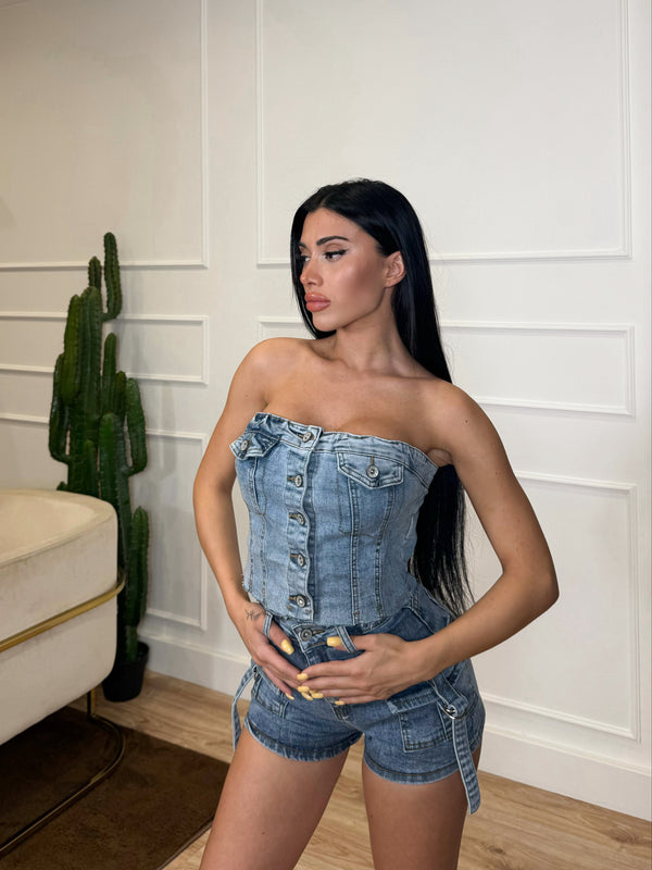 CROP DENIM