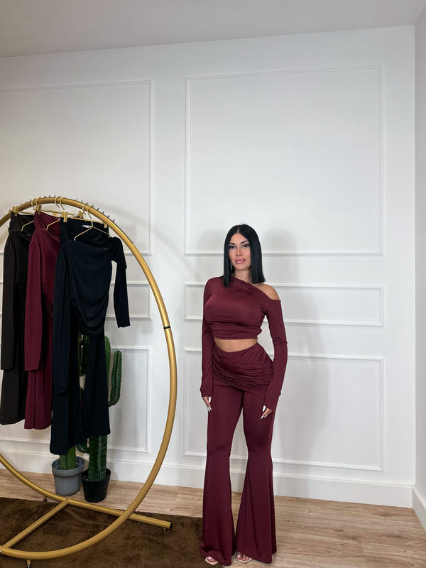 CO/ORD SET MIRANDA BORDEAUX