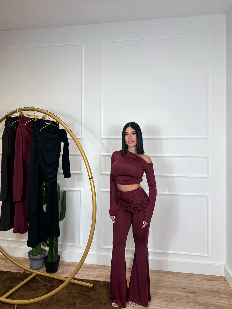 CO/ORD SET MIRANDA BORDEAUX