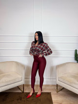 LEGGINS BORDEAUX
