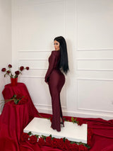 ABITO VALENTINE BORDEAUX