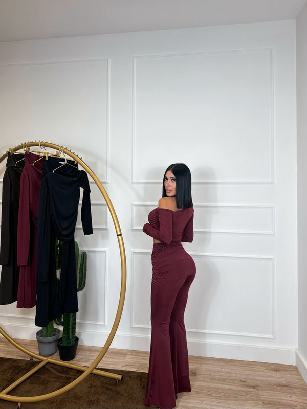 CO/ORD SET MIRANDA BORDEAUX